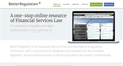 Desktop Screenshot of betterregulation.com