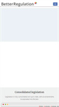 Mobile Screenshot of betterregulation.com